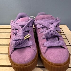 Fenty Puma Creeper Phatty Kids Purple Sneakers Sz 4